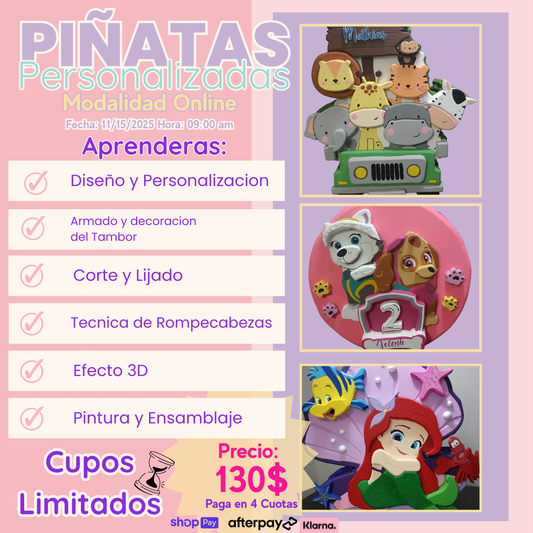 Curso de Piñatas Personalizadas