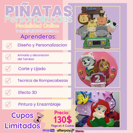 Curso de Piñatas Personalizadas